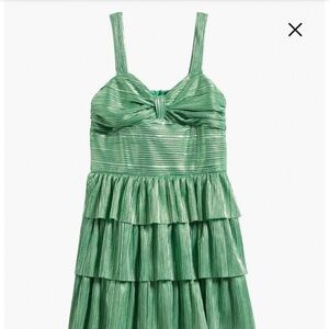 Kids Plissé Tiered Maxi Dress Love, Nickie Lew